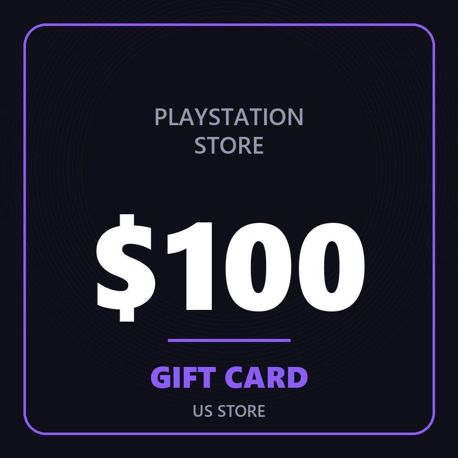 $100 PlayStation Store Gift Card