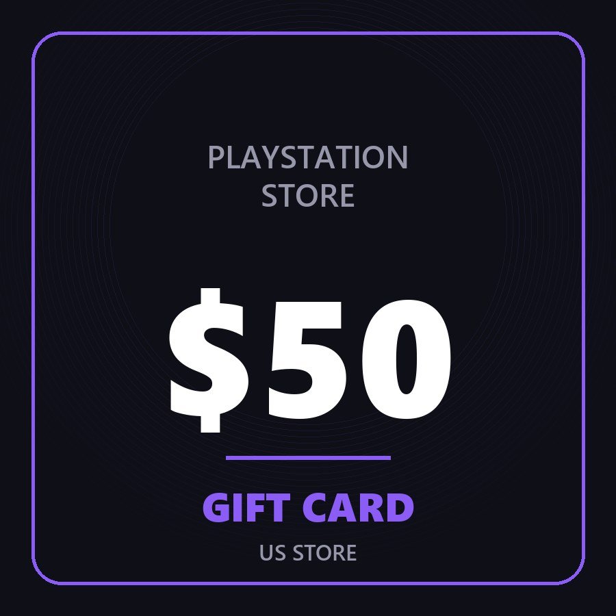 $50 PlayStation Store Gift Card
